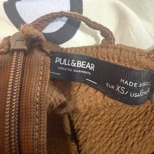Pull&Bear Textured Brown Apparel
